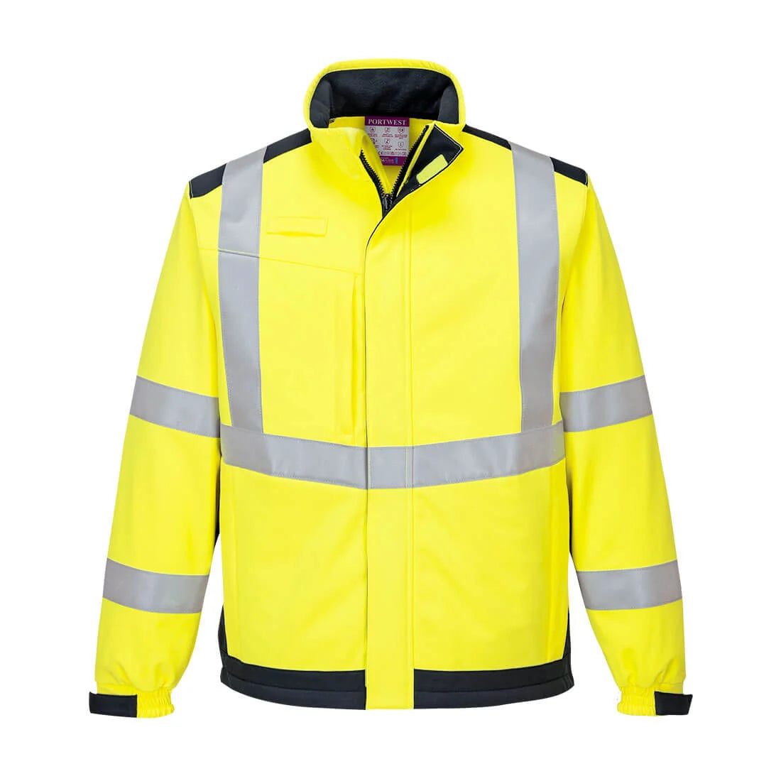 Portwest Modaflame Softshell Hi-Vis Multi-Norm FR Jacket MV72