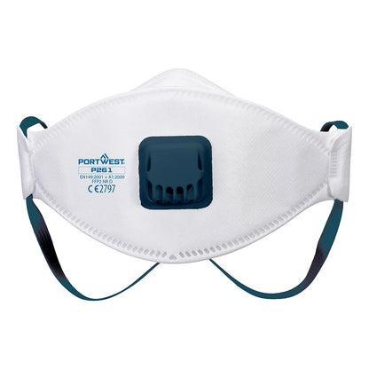 Portwest Trifold Valved Dolomite FFP2 Respirator (Pk10) P261