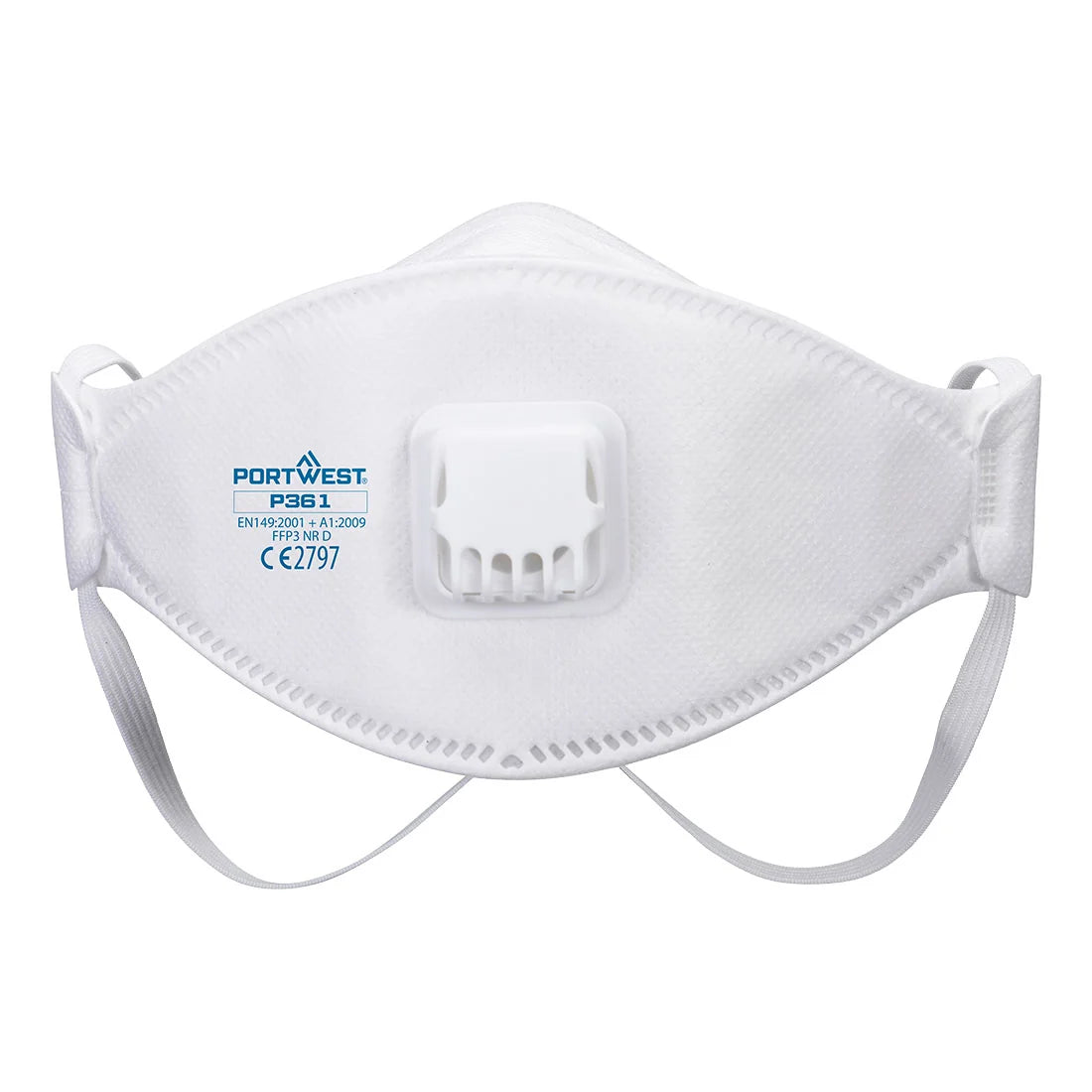 Portwest Trifold Valved Dolomite FFP3 Respirator (Pk10) P361
