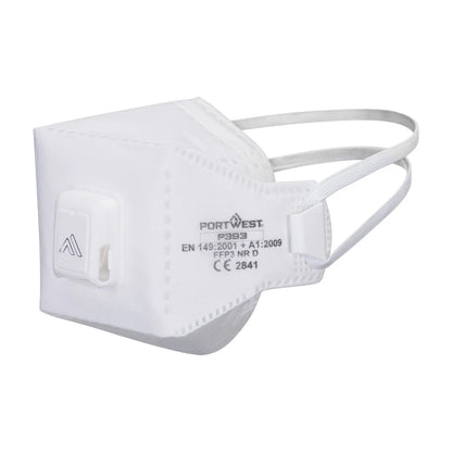 Portwest EAGLE PRO FFP3 Valved Dolomite Fold Flat Respirator (Pk10) P393