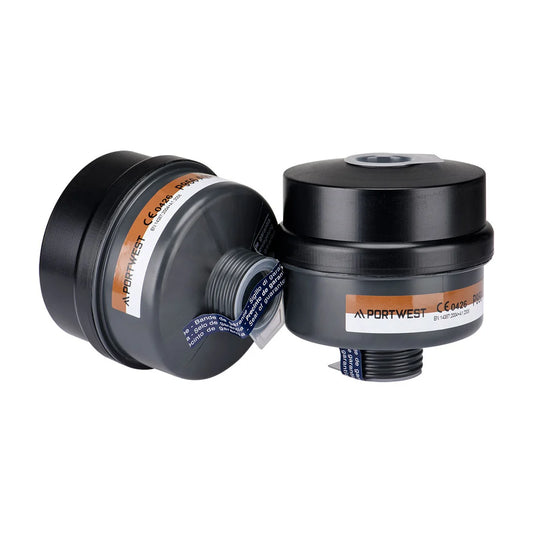 Portwest A2P3 Combination Filter Universal Thread (Pk4) P956