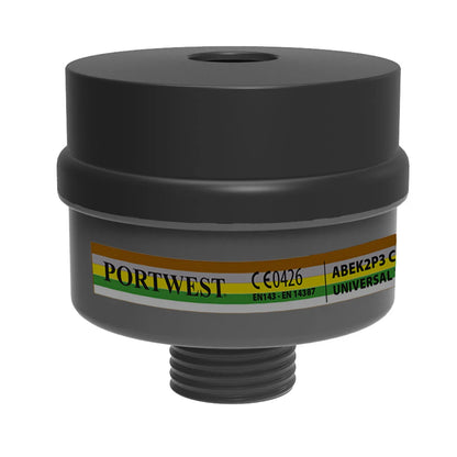 Portwest ABEK2P3 Combination Filter Universal Thread (Pk4) P976