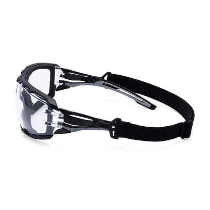 Portwest Anthracite Wraparound Plus Safety Glasses PR02