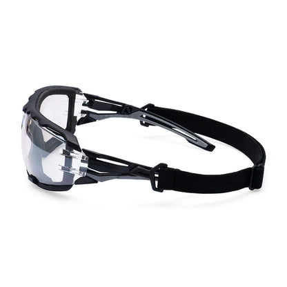 Portwest Anthracite Wraparound Plus Safety Glasses PR02
