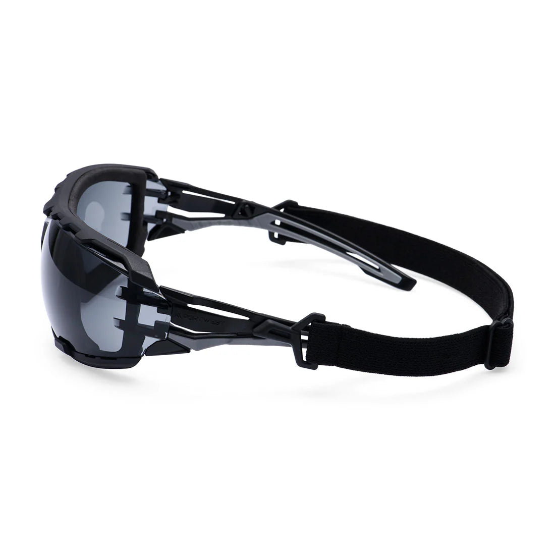 Portwest Anthracite Wraparound Plus Safety Glasses PR02