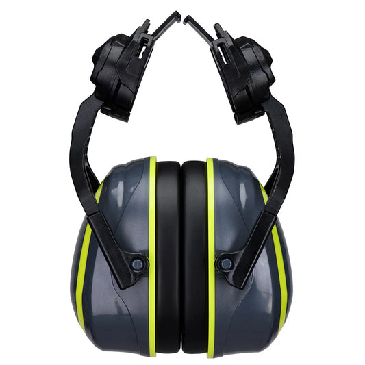 Portwest HV Extreme Ear Defenders Medium Clip-On Metal Free PW04