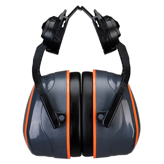 Portwest HV Extreme Ear Defenders High Clip-On Metal Free PW05