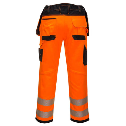 Portwest PW3 Hi-Vis Stretch Holster Pocket Trousers PW306