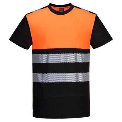 Portwest PW3 Hi-Vis Cotton Comfort Class 1 T-Shirt S/S PW311