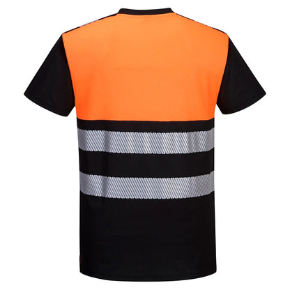 Portwest PW3 Hi-Vis Cotton Comfort Class 1 T-Shirt S/S PW311