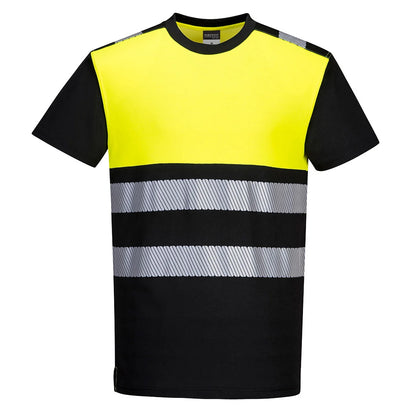 Portwest PW3 Hi-Vis Cotton Comfort Class 1 T-Shirt S/S PW311