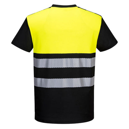 Portwest PW3 Hi-Vis Cotton Comfort Class 1 T-Shirt S/S PW311