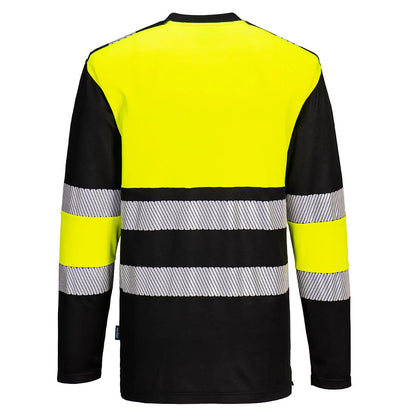 Portwest PW3 Hi-Vis Cotton Comfort Class 1 T-Shirt L/ PW312