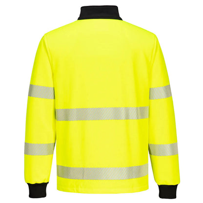 Portwest PW3 Hi-Vis 1/4 Zip Sweatshirt PW326