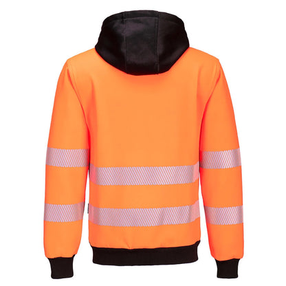 Portwest PW3 Hi-Vis Zip Hoodie PW327