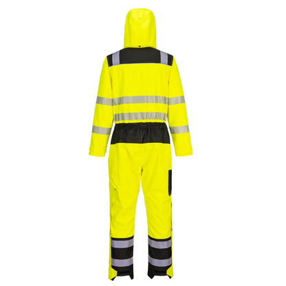 Portwest PW3 Hi-Vis Rain Coverall PW355