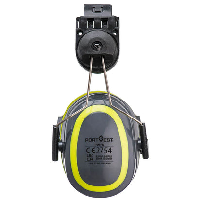 Portwest HV Extreme Ear Defenders Medium Clip-On PW76