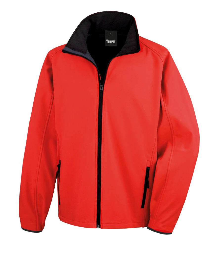Result Core Printable Soft Shell Jacket (R231M) RS231M