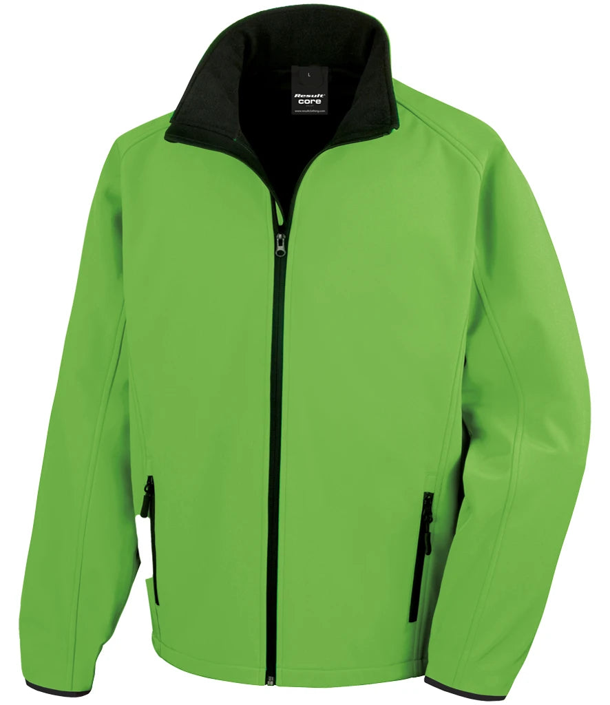 Result Core Printable Soft Shell Jacket (R231M) RS231M