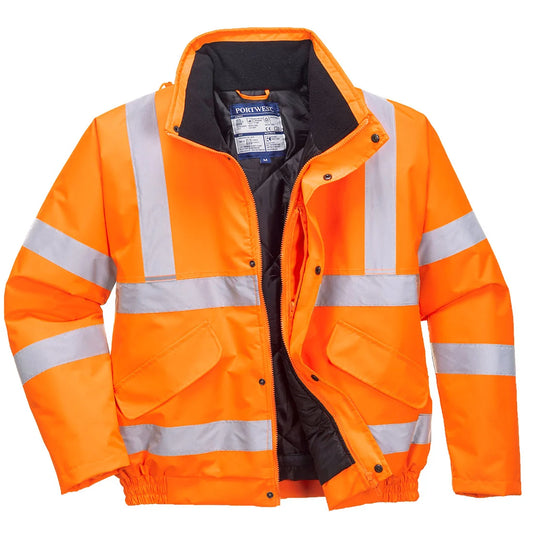 Portwest Hi-Vis Winter Bomber Jacket RT32