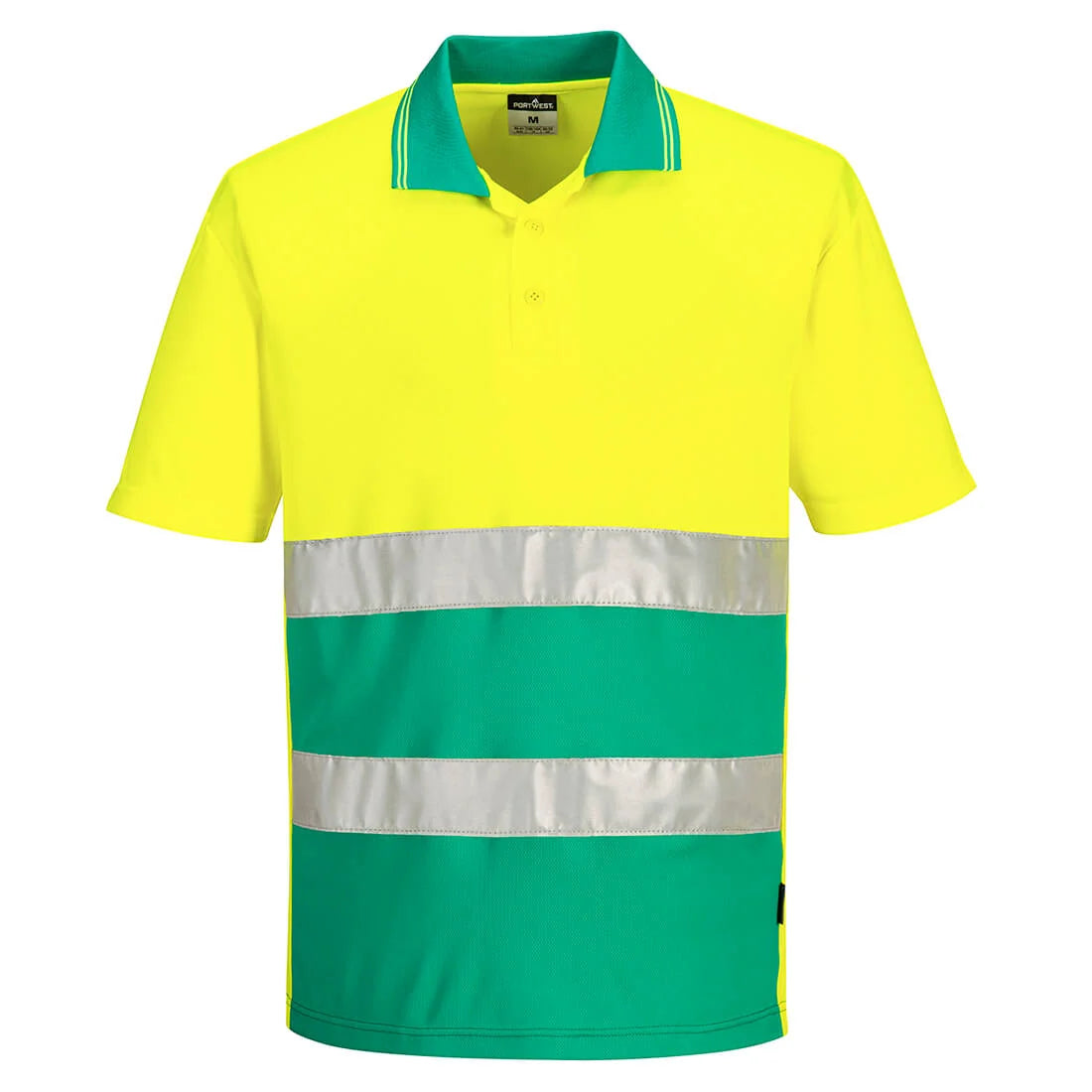 Portwest Hi-Vis Lightweight Contrast Polo Shirt / S175
