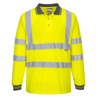 Portwest Hi-Vis Polo Shirt L/S S277