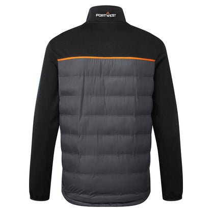 Portwest Hybrid Baffle Jacket Black S381