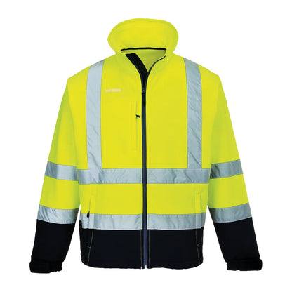 Portwest Hi-Vis Contrast Softshell (3L) S425