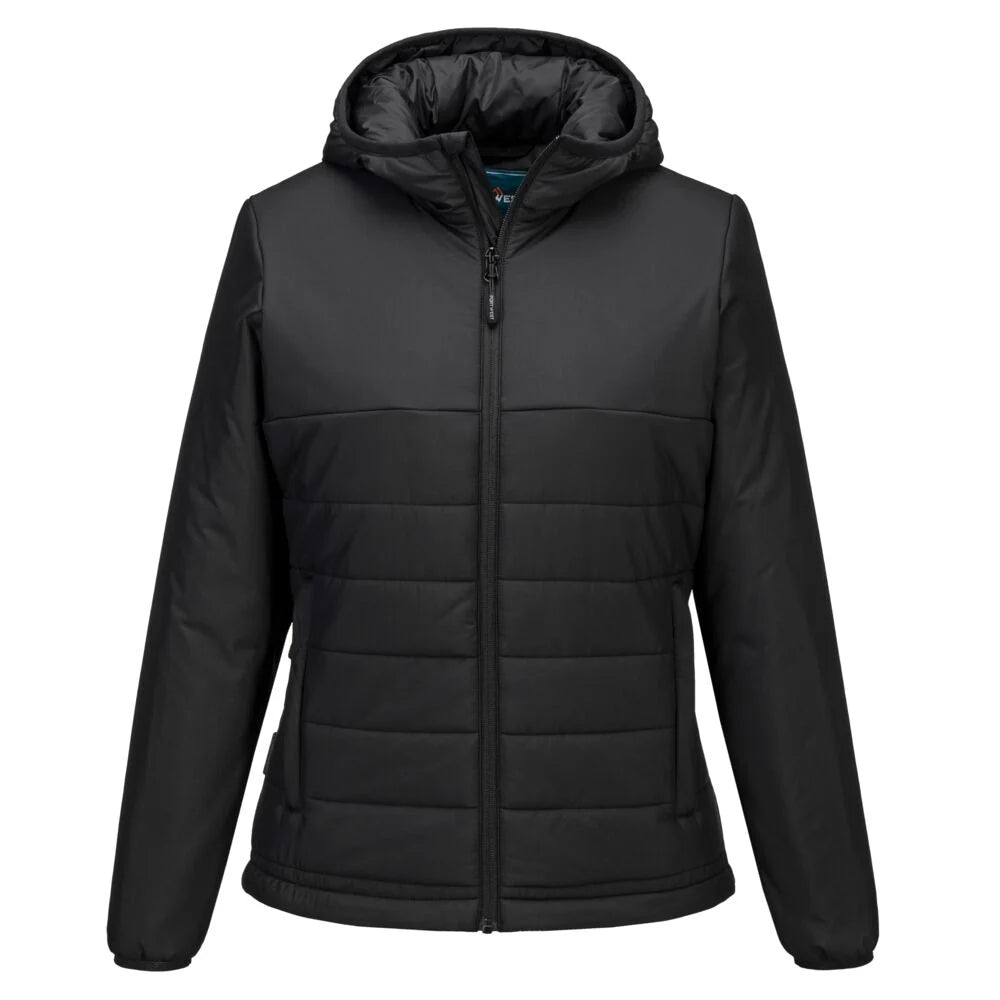 Portwest Professional Women's Hooded Insulated Baffle Jacket S613