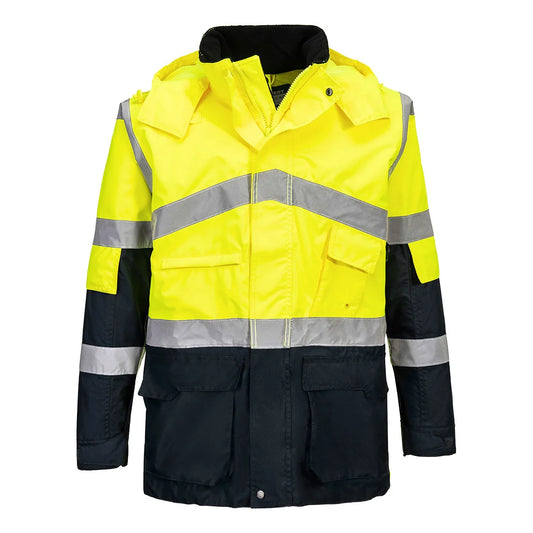 Portwest Hi-Vis Breathable Contrast Rain Jacket S760
