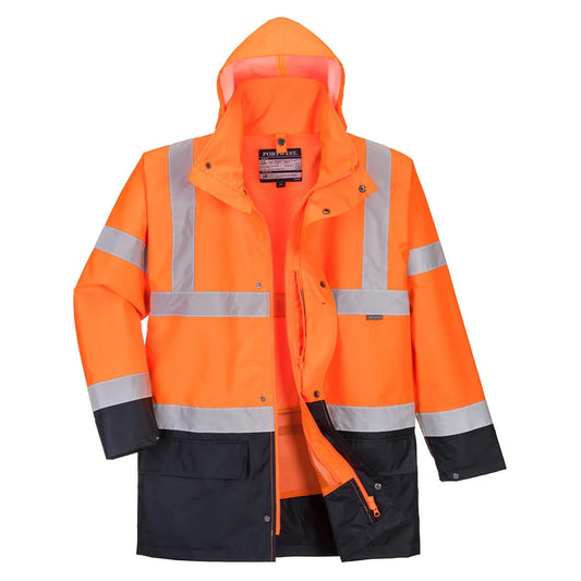 Portwest Hi-Vis 5-in-1 Contrast Essential Jacket S766