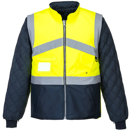 Portwest Hi-Vis Breathable 2-in-1 Contrast Reversible Jacket S769