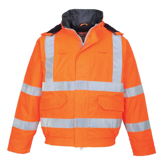Portwest Bizflame Rain Hi-Vis FR Winter Bomber Jacket S773