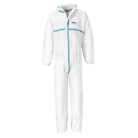 Portwest BizTex Microporous Coverall Type 4/5/6 (Pk50) ST60