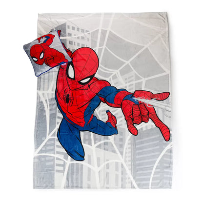 Spider-Man Character Cushion & Throw Set