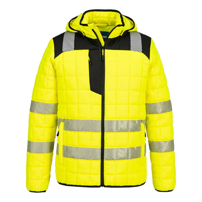 Portwest PW3 Hi-Vis Square Baffle Jacket T165
