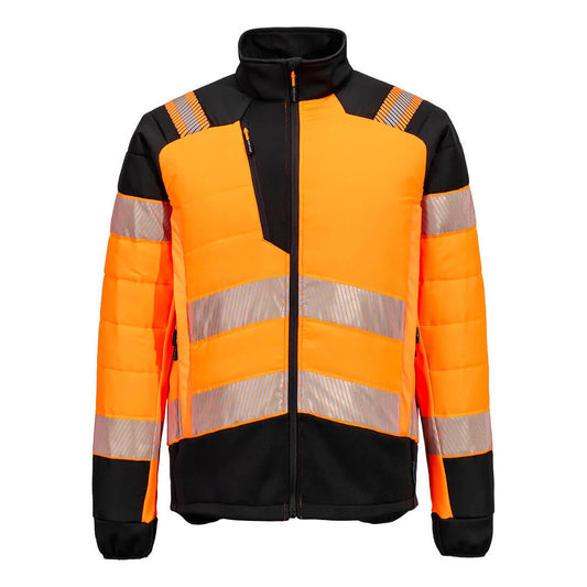 Portwest  PW3 Hi-Vis Hybrid Baffle Jacket T170