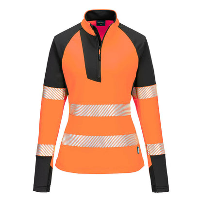 PW3 Hi-Vis Women's 1/4 Zip Sweatshirt T173