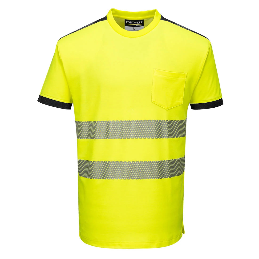 Portwest  PW3 Hi-Vis Cotton Comfort T-Shirt S/S  T181