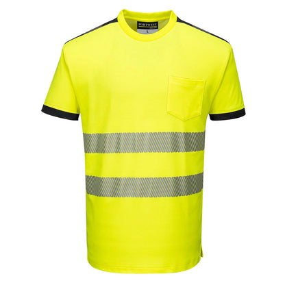 Portwest  PW3 Hi-Vis Cotton Comfort T-Shirt S/S  T181