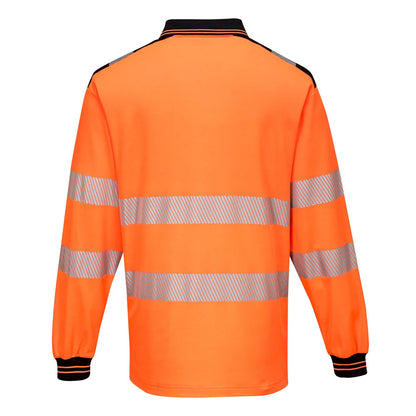 Portwest PW3 Hi-Vis Cotton Comfort Polo Shirt L/ T184