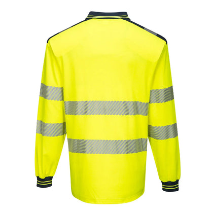 Portwest PW3 Hi-Vis Cotton Comfort Polo Shirt L/ T184