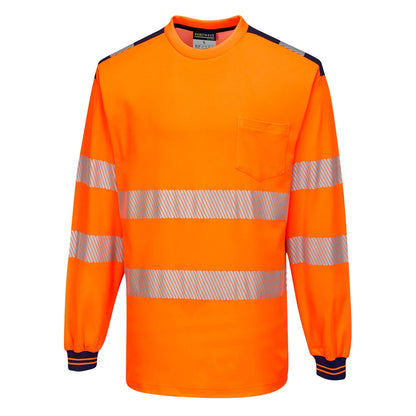 Portwest PW3 Hi-Vis Cotton Comfort T-Shirt L/ T185