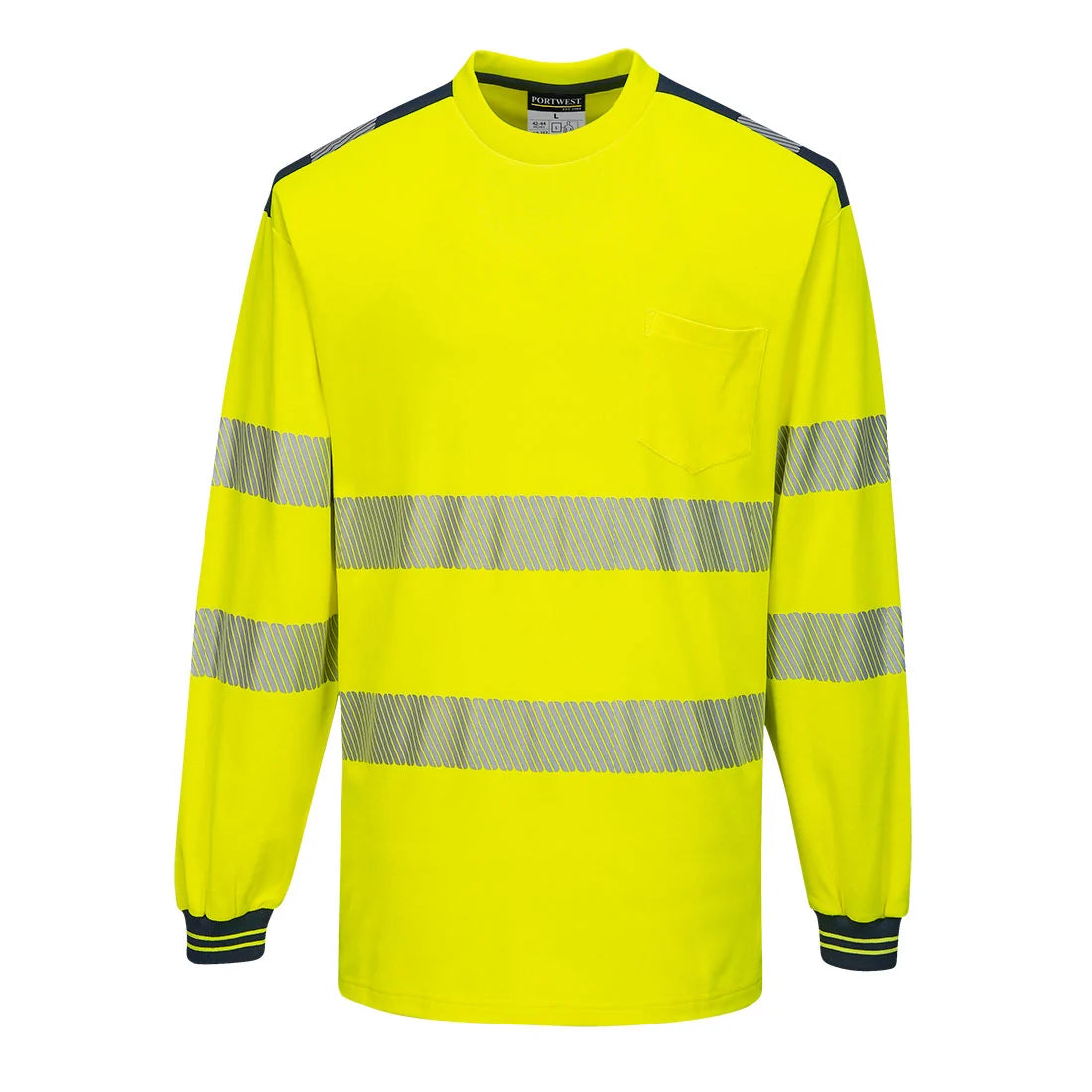 Portwest PW3 Hi-Vis Cotton Comfort T-Shirt L/ T185