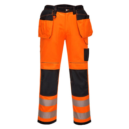 Portwest PW3 Hi-Vis Holster Pocket Work Trousers T501