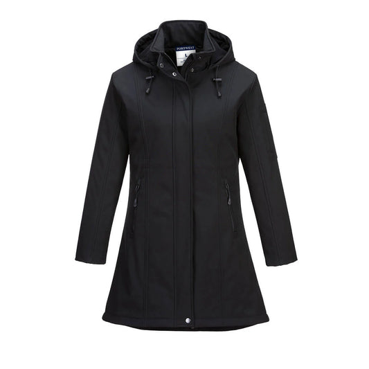 Portwest Carla Women's Hooded Softshell Jacket (3L) TK42