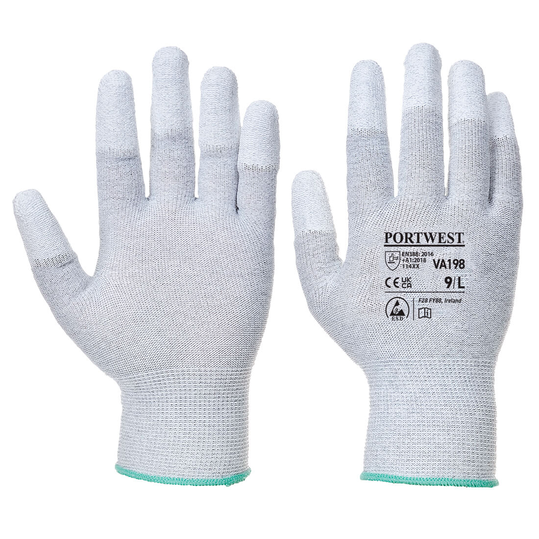 Portwest Vending Antistatic PU Fingertip Glove VA198