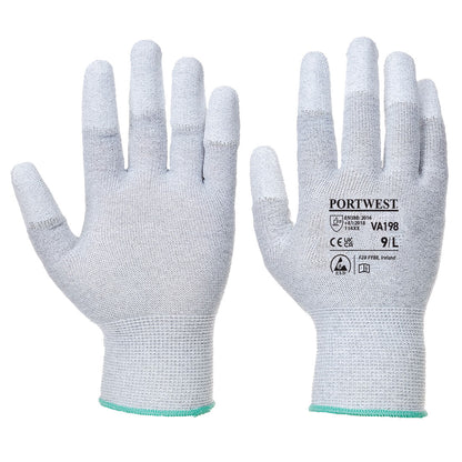 Portwest Vending Antistatic PU Fingertip Glove VA198