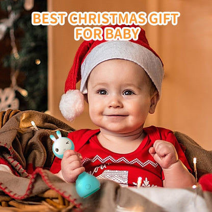 alilo Smarty Bunny Baby Rattle Musical Light Up Sensory Toys, Infants Newborns Baby Teething Toys 0-3-6-7-12 Months,1 Year Old boy/Girl Gifts 4 Music Modes and Color Recognition Function